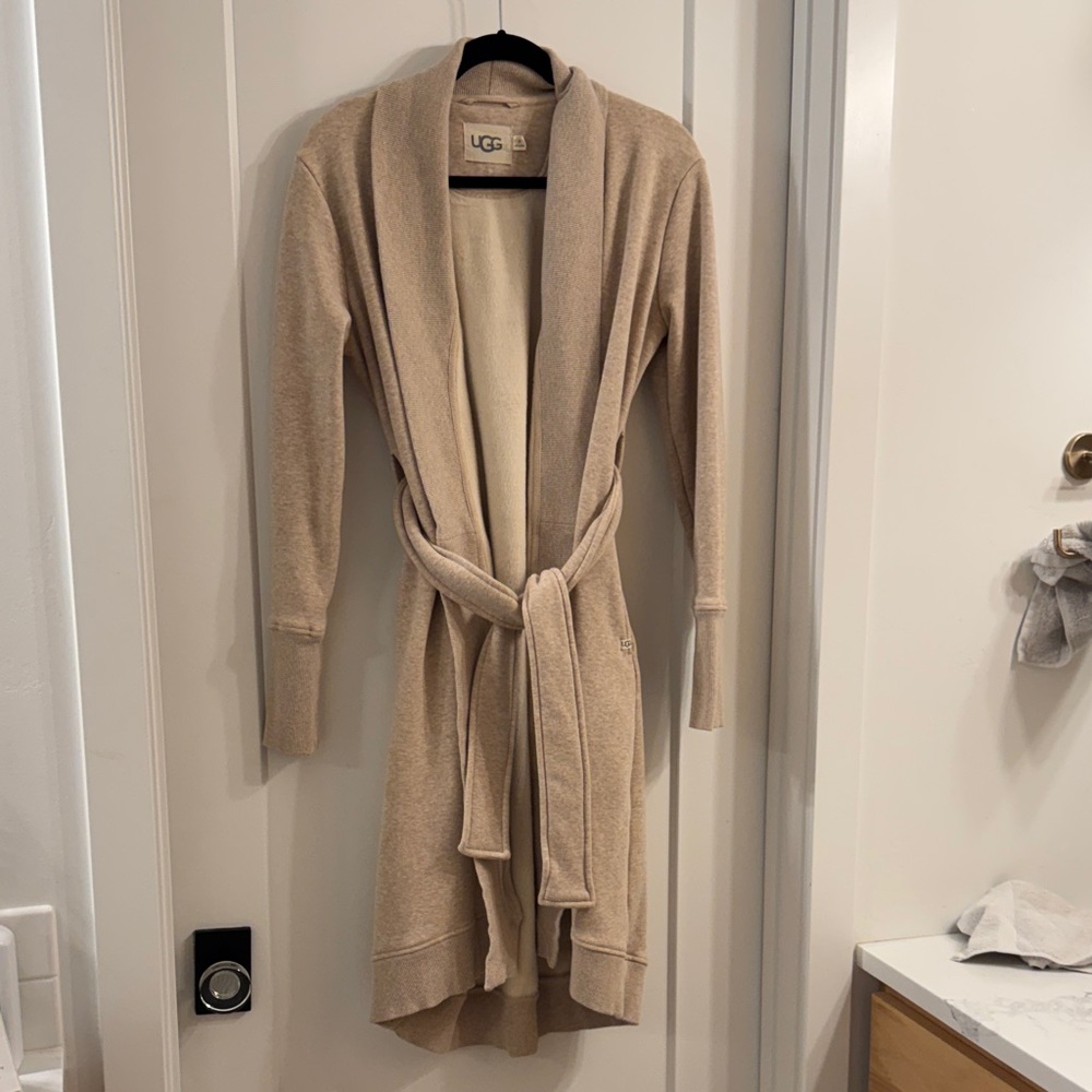 UGG Oatmeal Shawl Collar Cardigan XS
